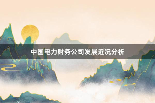 中国电力财务公司发展近况分析